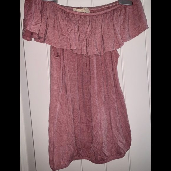 Off the shoulder Pink Top - Picture 2 of 3